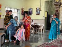 Devi Anushthana Prashikshana and Sanskrit Sambhashana by Shilpa Mudur pachi & Sangita Pawar pachi (31 March 2025)
